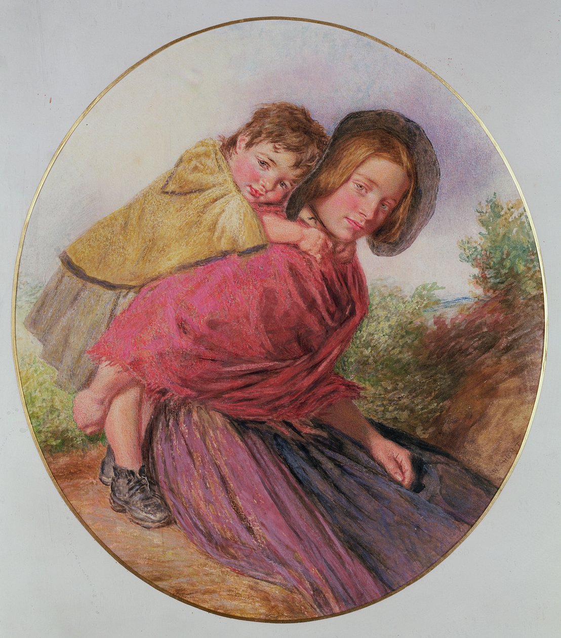 Mor og barn av William Henry Hunt
