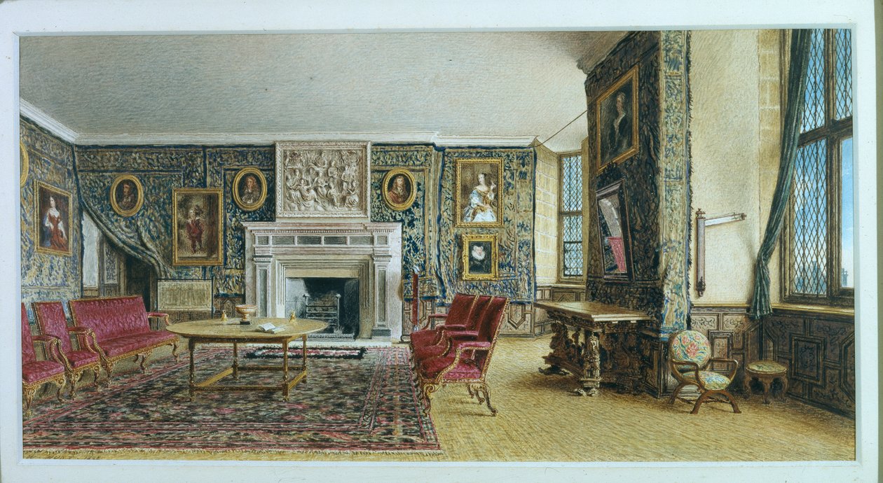Biblioteket, Hardwick av William Henry Hunt