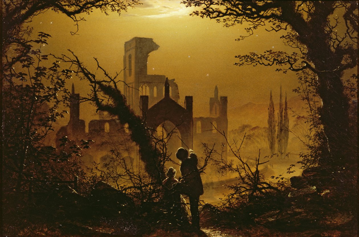 Kirkstall Abbey, Yorkshire, 1877 av William Henry James Boot