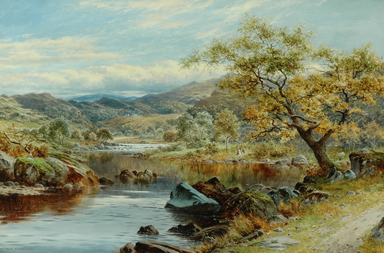 Lledr-dalen, Capel Curig av William Henry Mander