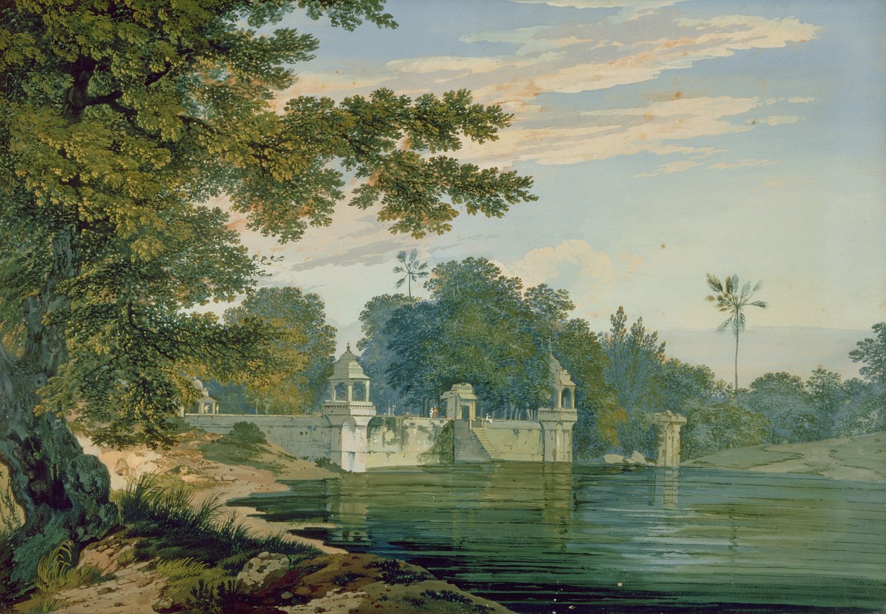 En utsikt nær Agra, ca. 1780 av William Hodges