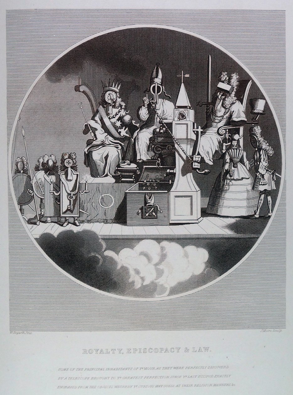 Kongedømme, bispedømme og lov av William Hogarth