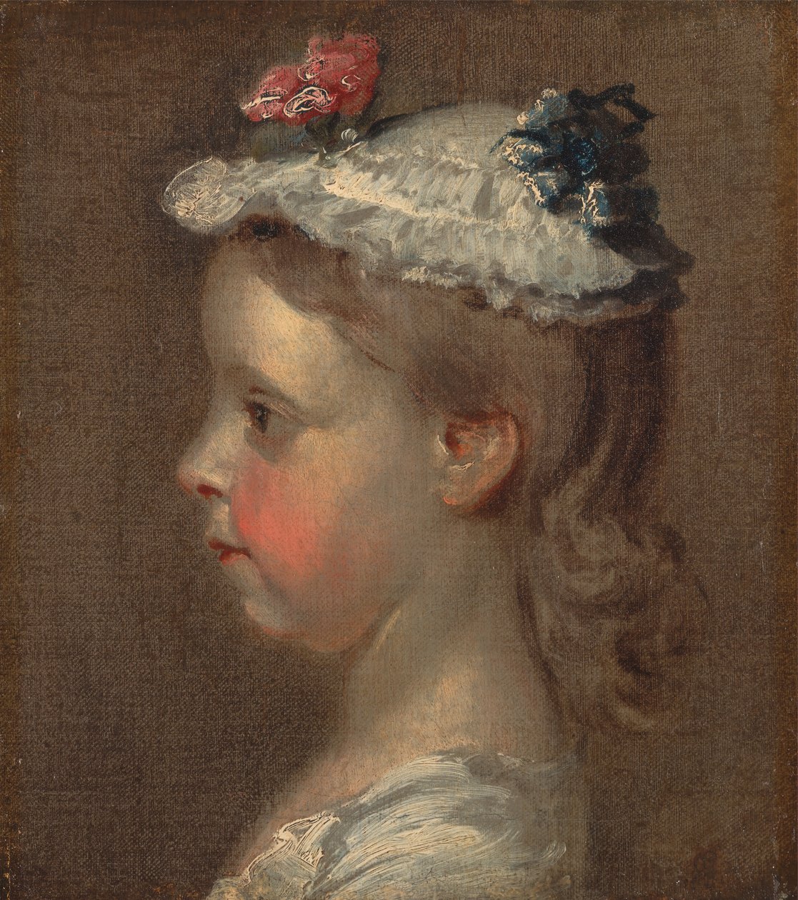Studie av et jentehode, ca. 1745. av William Hogarth