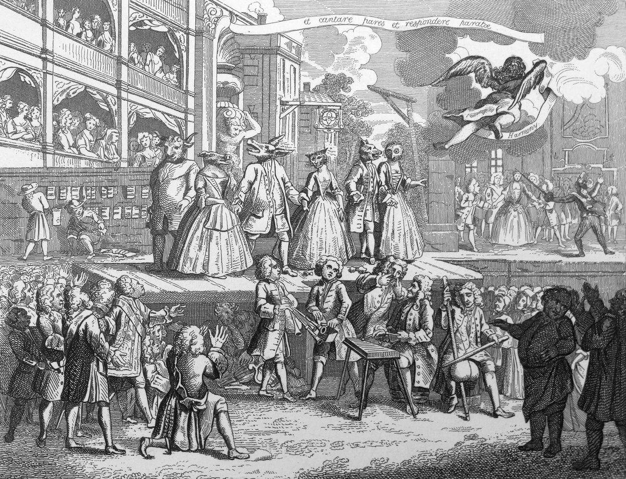 The Beggar's Operae Copper av William Hogarth
