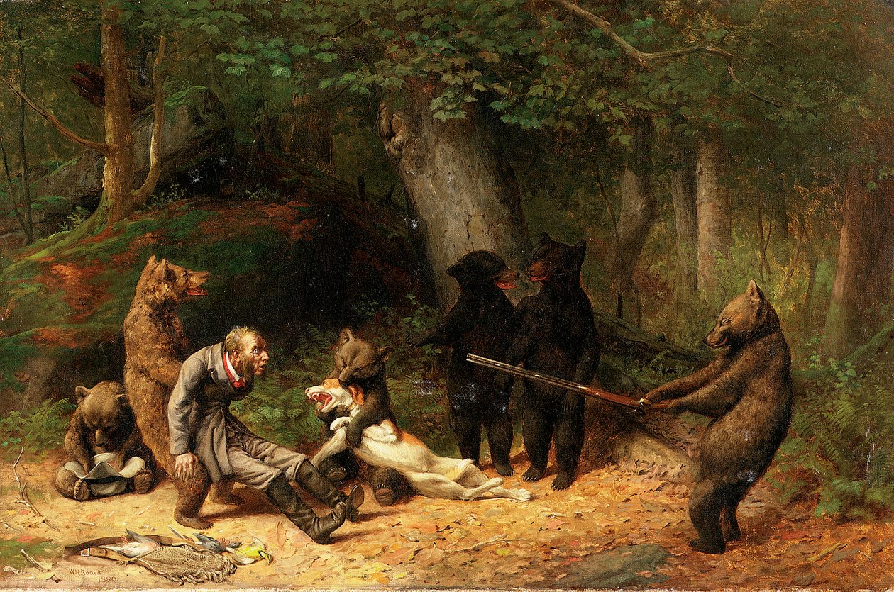 Making Game of the Hunter, 1880 av William Holbrook Beard