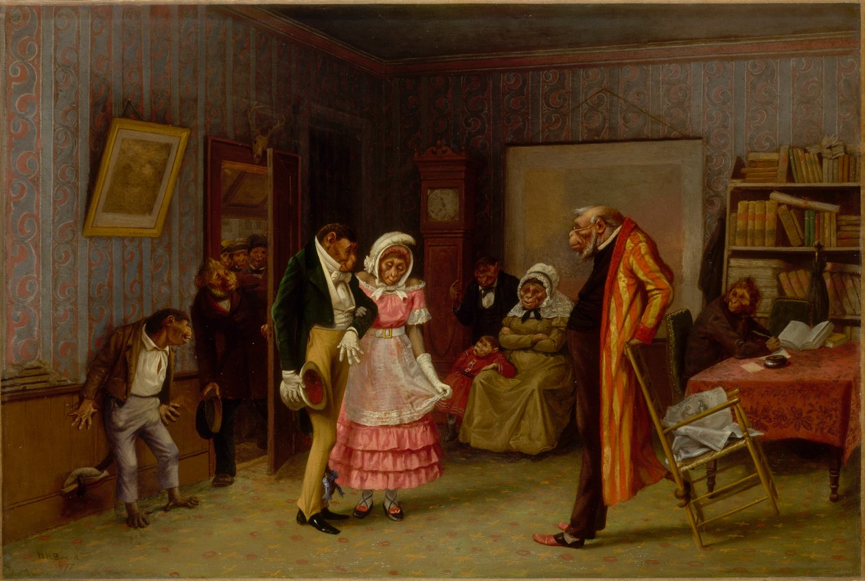 Runaway Match, 1877. av William Holbrook Beard