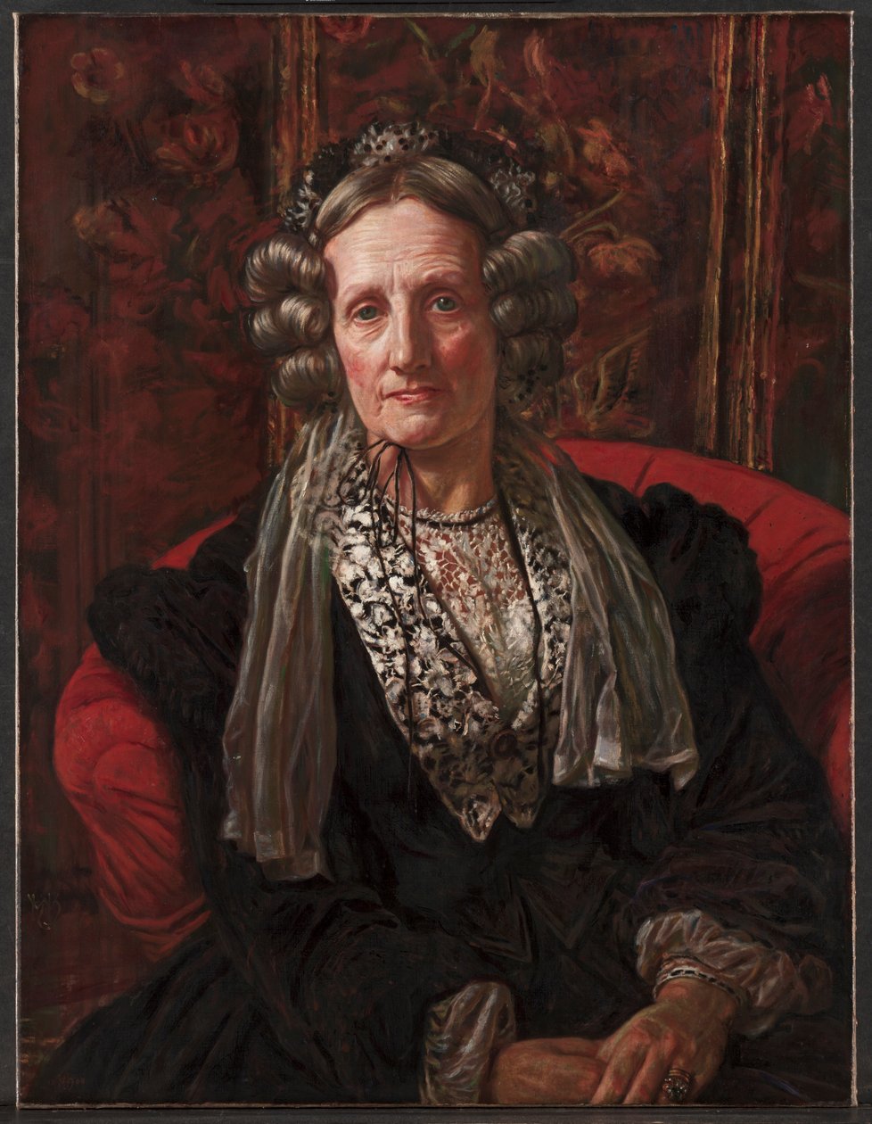Mrs. George Waugh, 1868. av William Holman Hunt