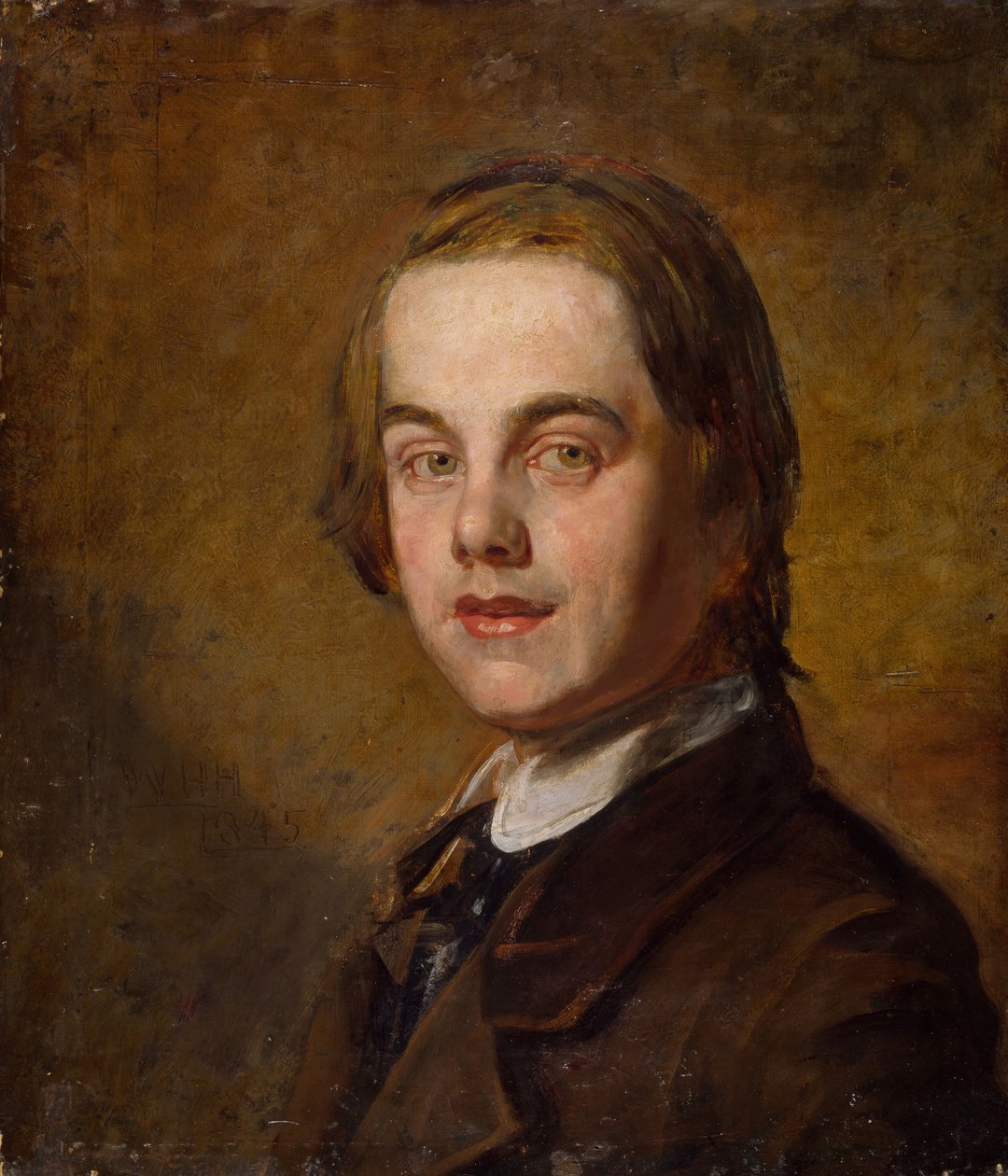 Selvportrett, 1845. av William Holman Hunt
