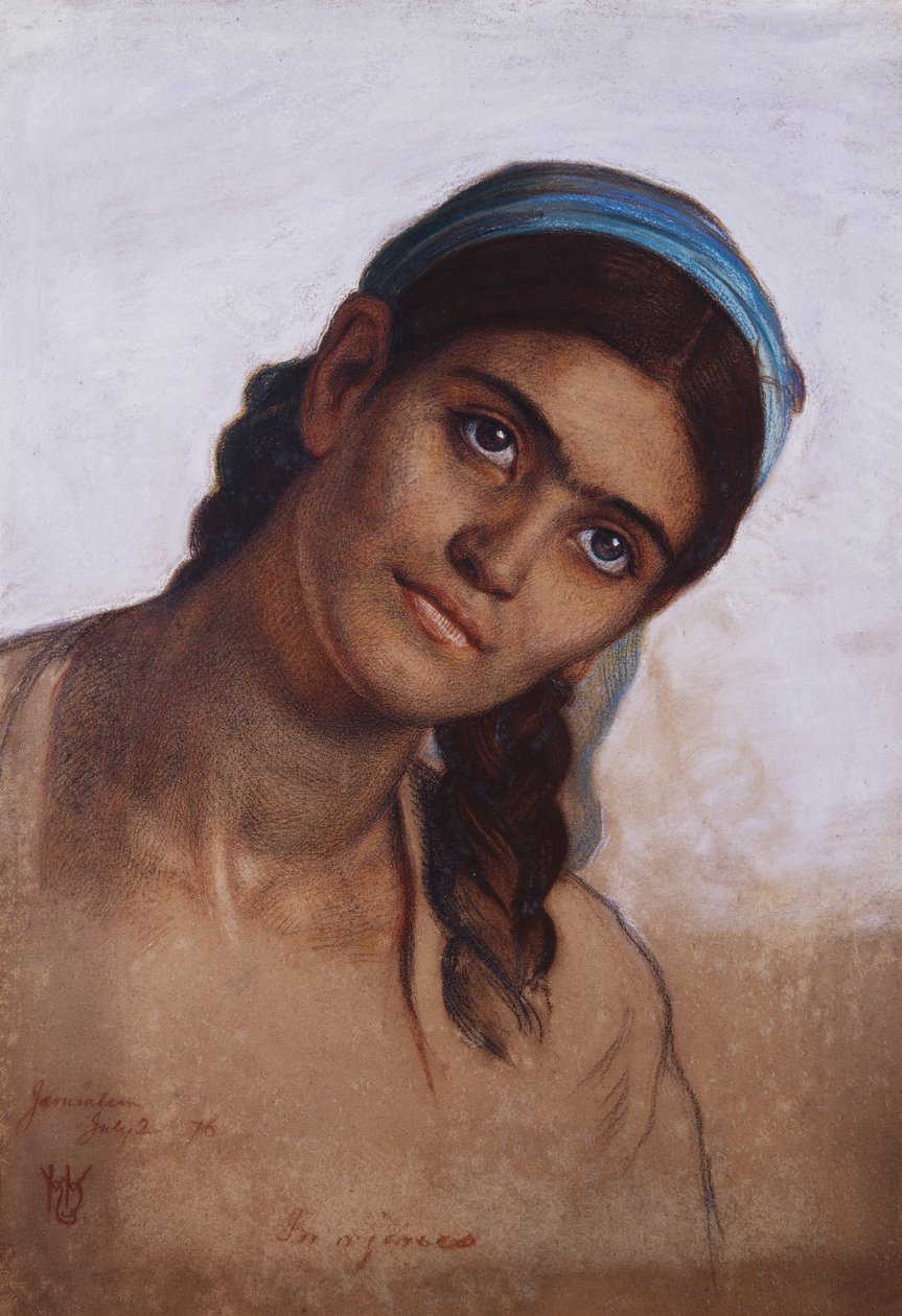 Studie av en syrisk kvinne, 1876 av William Holman Hunt
