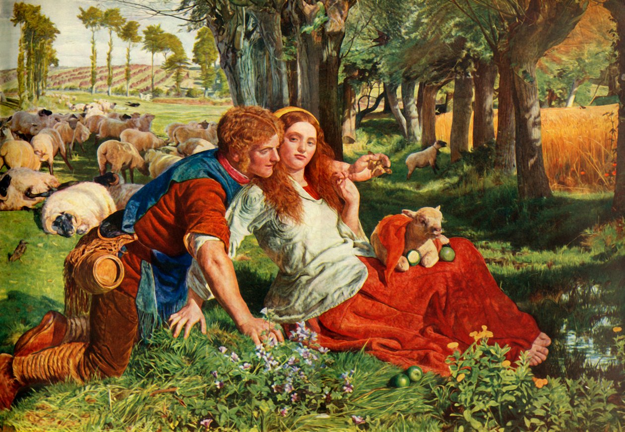 The Hireling Shepherd, 1851, 1948. av William Holman Hunt