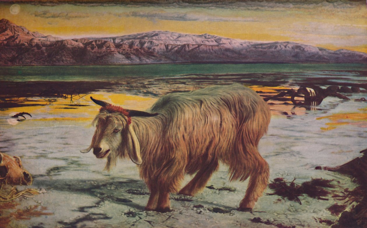 Syndebukken, 1856, c1950. av William Holman Hunt