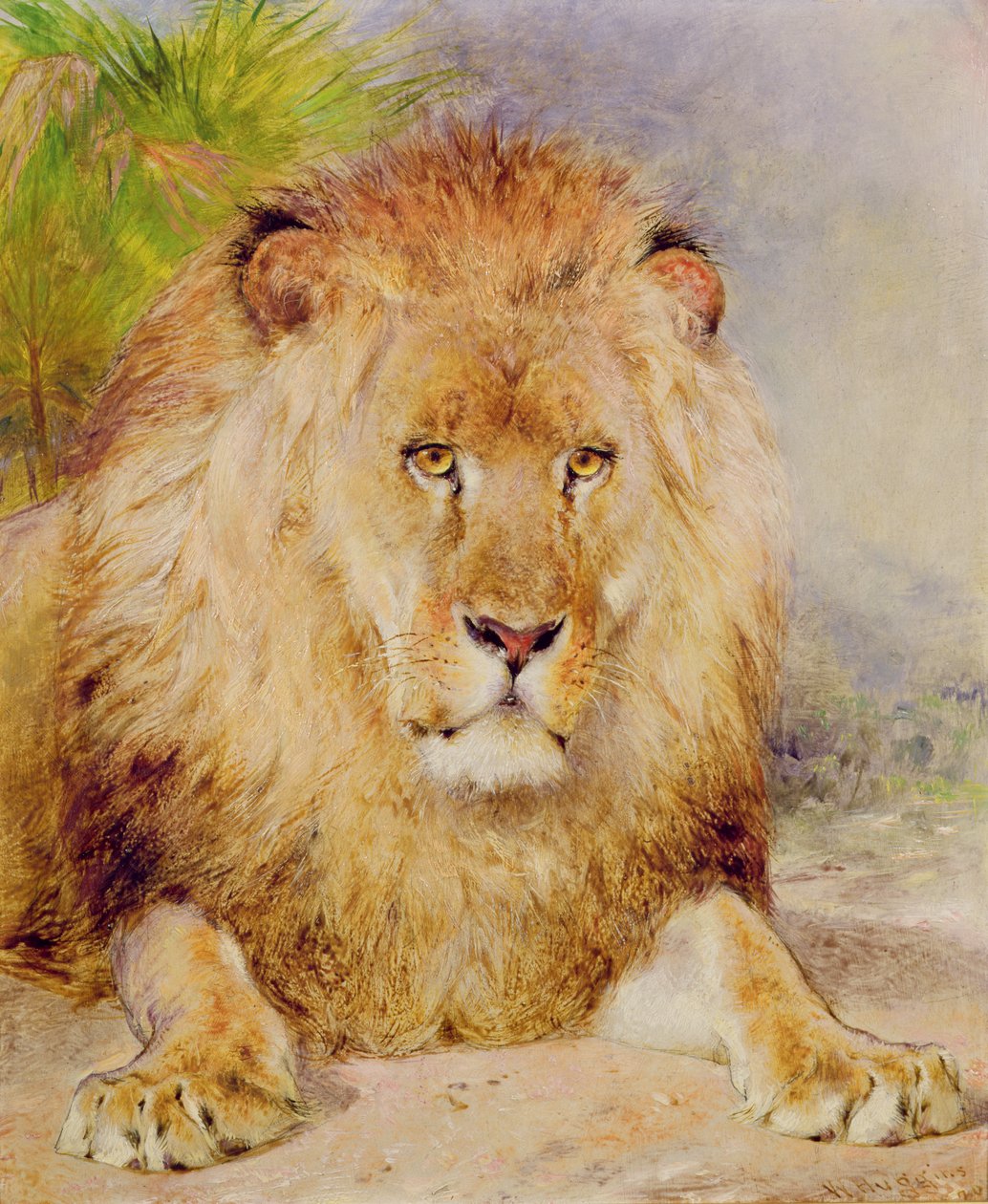 Løve av William Huggins