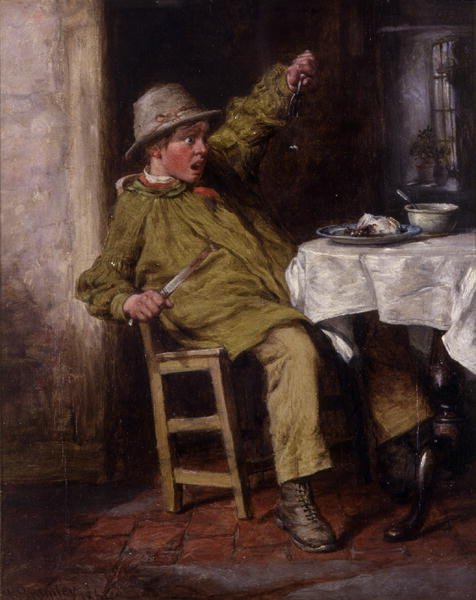 Vepsen! 1864 (olje på lerret) av William III Bromley