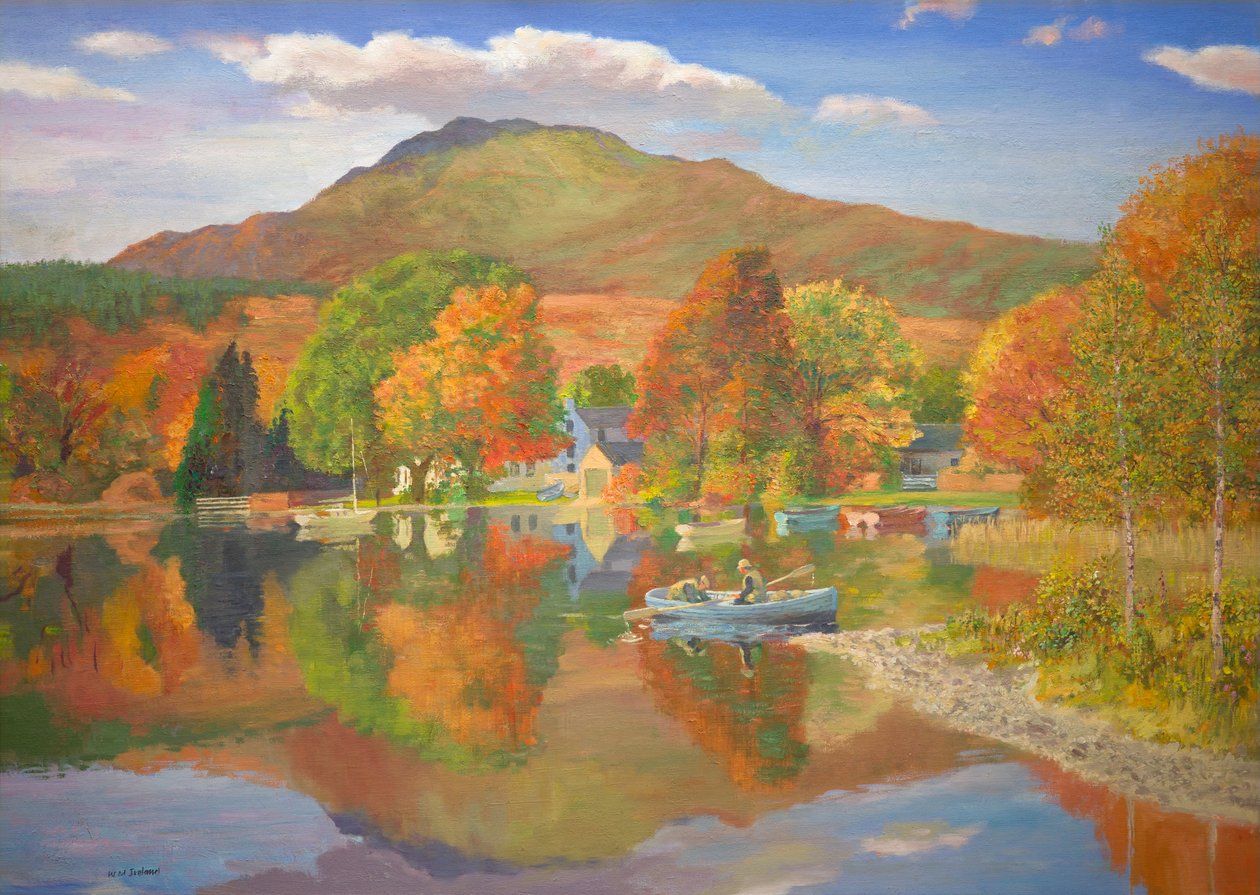 Fiske i Skottland (olje om bord) av William Ireland