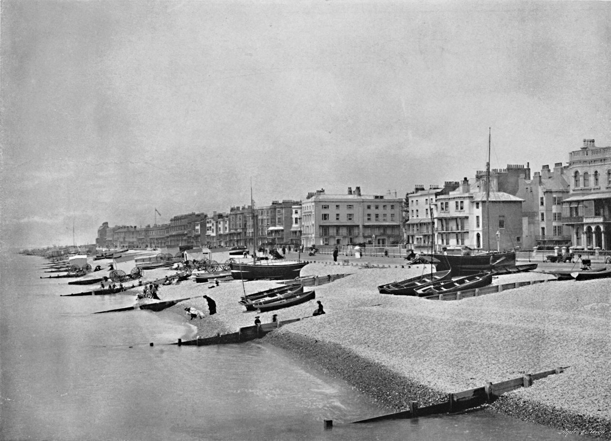 The Parade, Worthing, c1896 av William James Gardiner