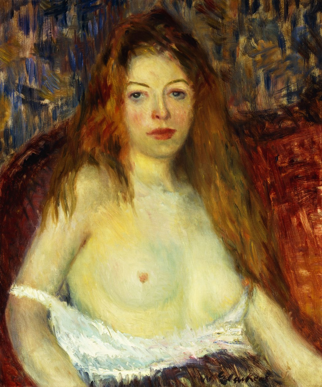 En rødhåret modell av William James Glackens