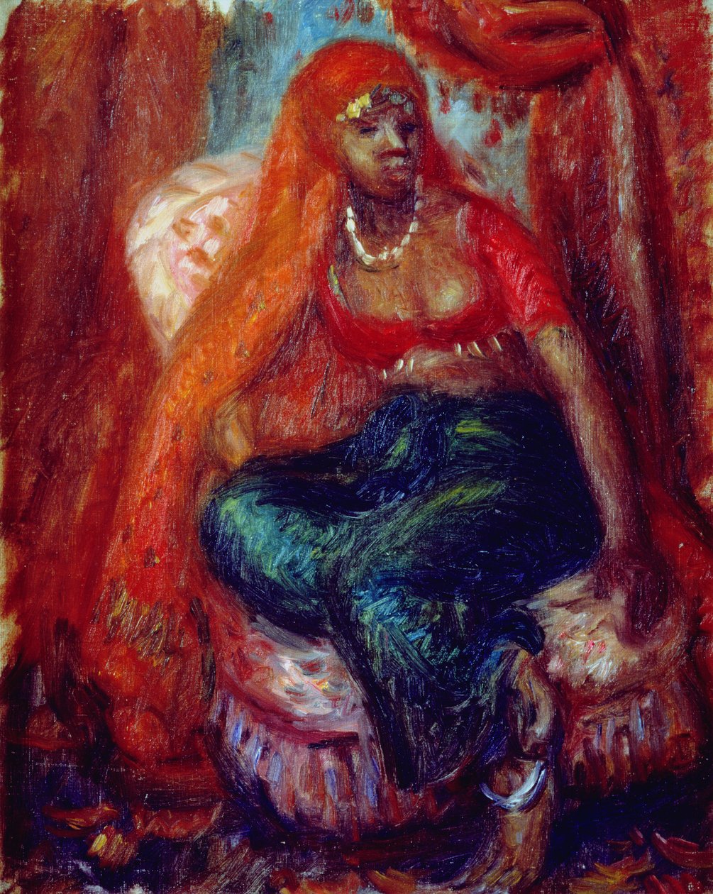 Svart kvinne i kostyme av William James Glackens
