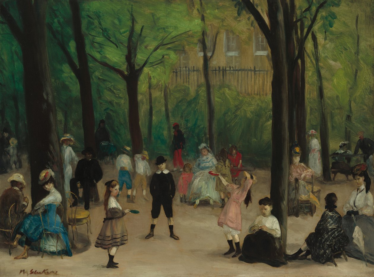 Luxembourghagen, 1906. av William James Glackens