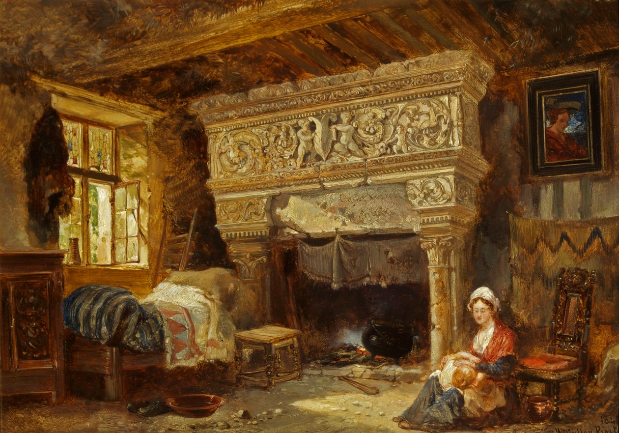 Fransk interiør av William James Muller