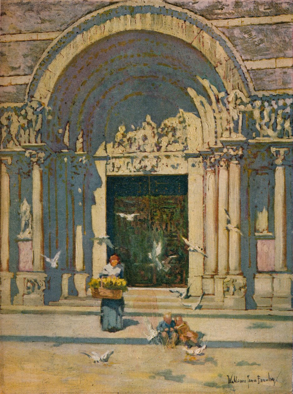 'Sollys på St. Bartholomew's', c1917 av William Jean Beauley