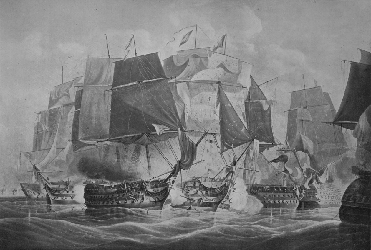 Trafalgar, c1806 av William John Huggins