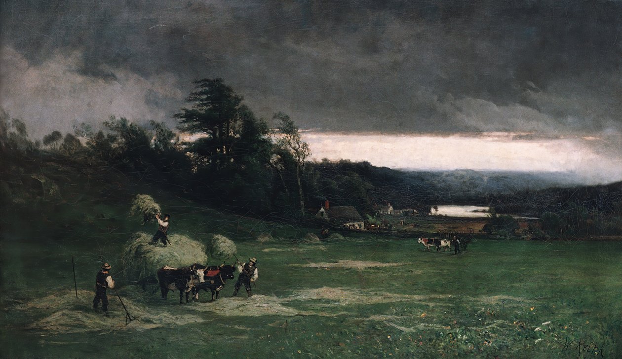 Nærmer seg storm, 1880. av William Keith