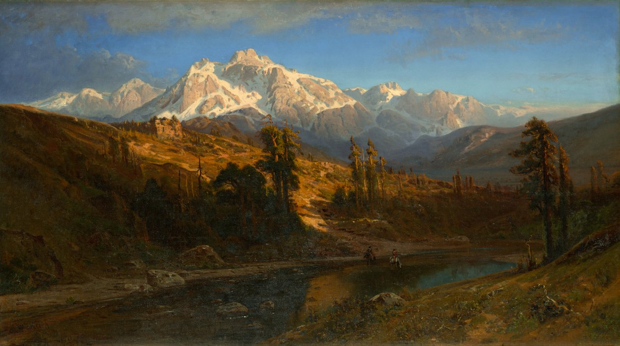 Mono Pass, Sierra Nevada-fjellene, California av William Keith