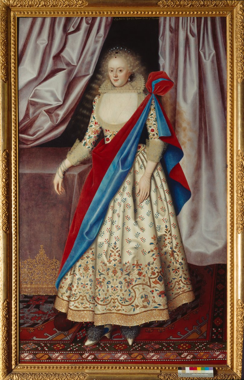 Lady Isabella Rich ca. 1615 (olje på lerret) av William Larkin