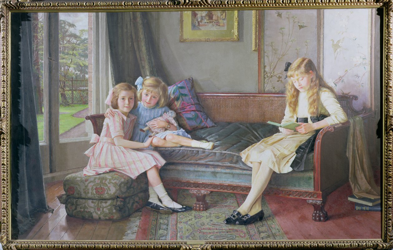The Children of James Todd, 1920 av William Logsdail