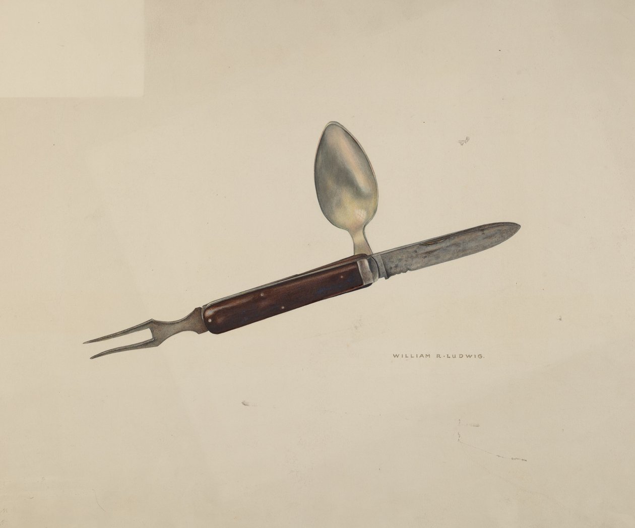 Bestikksett, ca. 1941. av William Ludwig