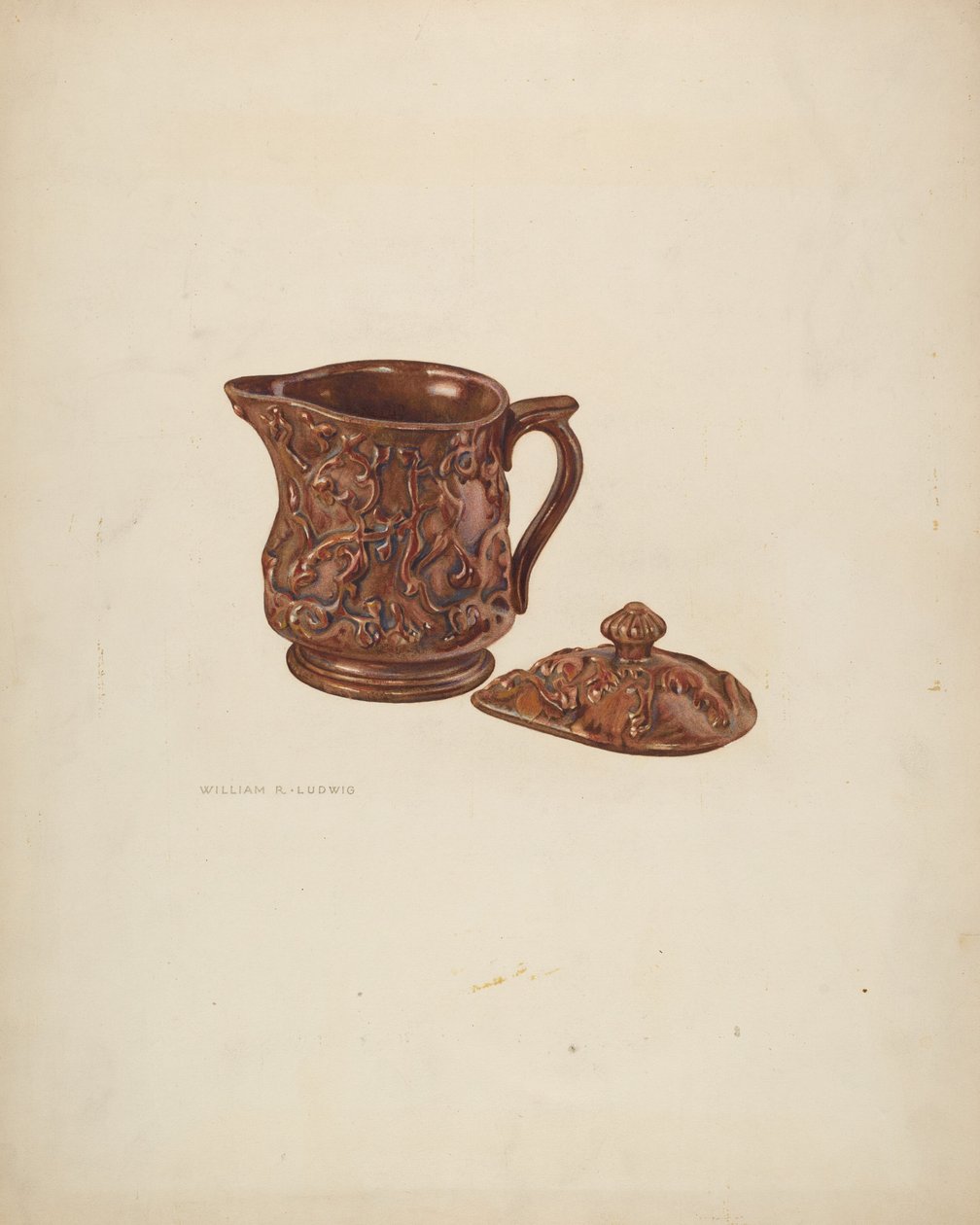 Sirupskanne, ca. 1941. av William Ludwig