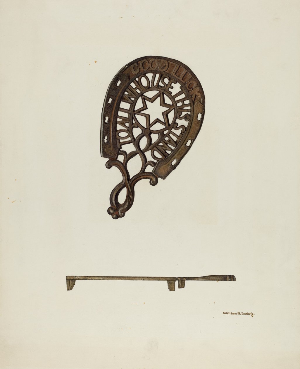 Trivet, c. 1939. av William Ludwig