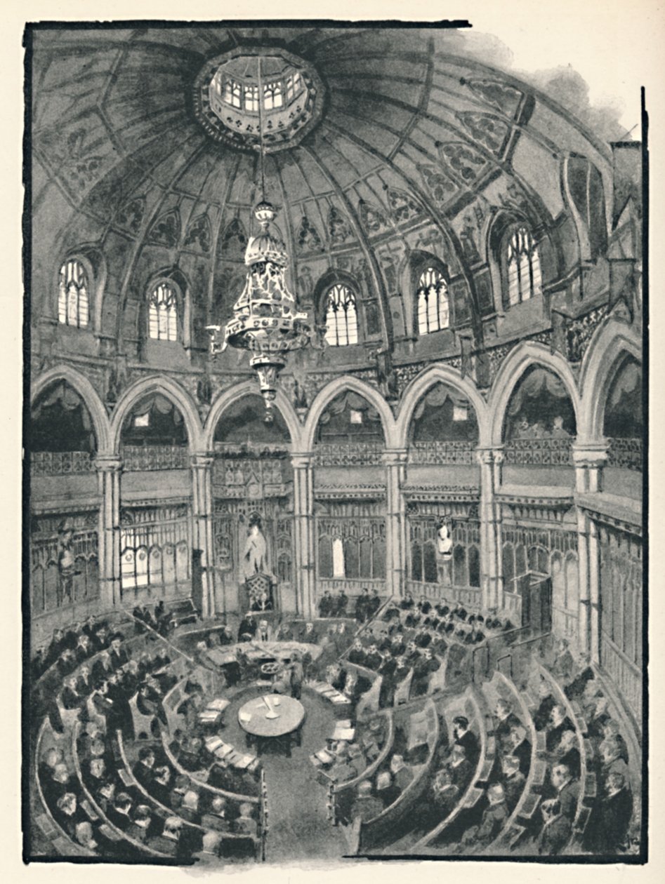 The Guildhall - Council Chamber, 1891 av William Luker