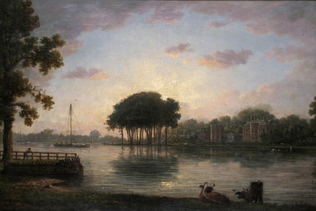 Orleans House, Twickenham, Middlesex, ca. 1800 av William Marlow