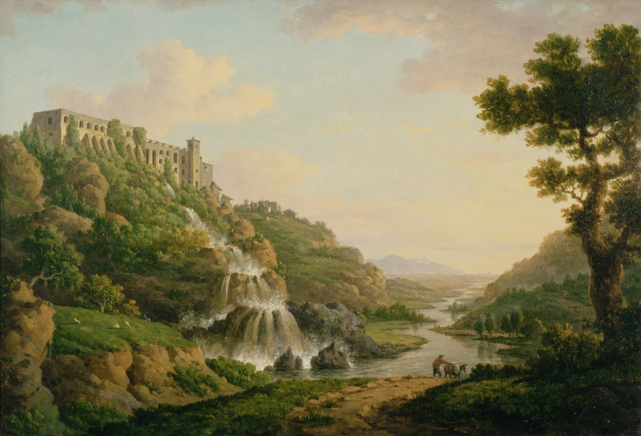 The Villa of Maecenas Tivoli, ca. 1770 (akvarell) av William Marlow