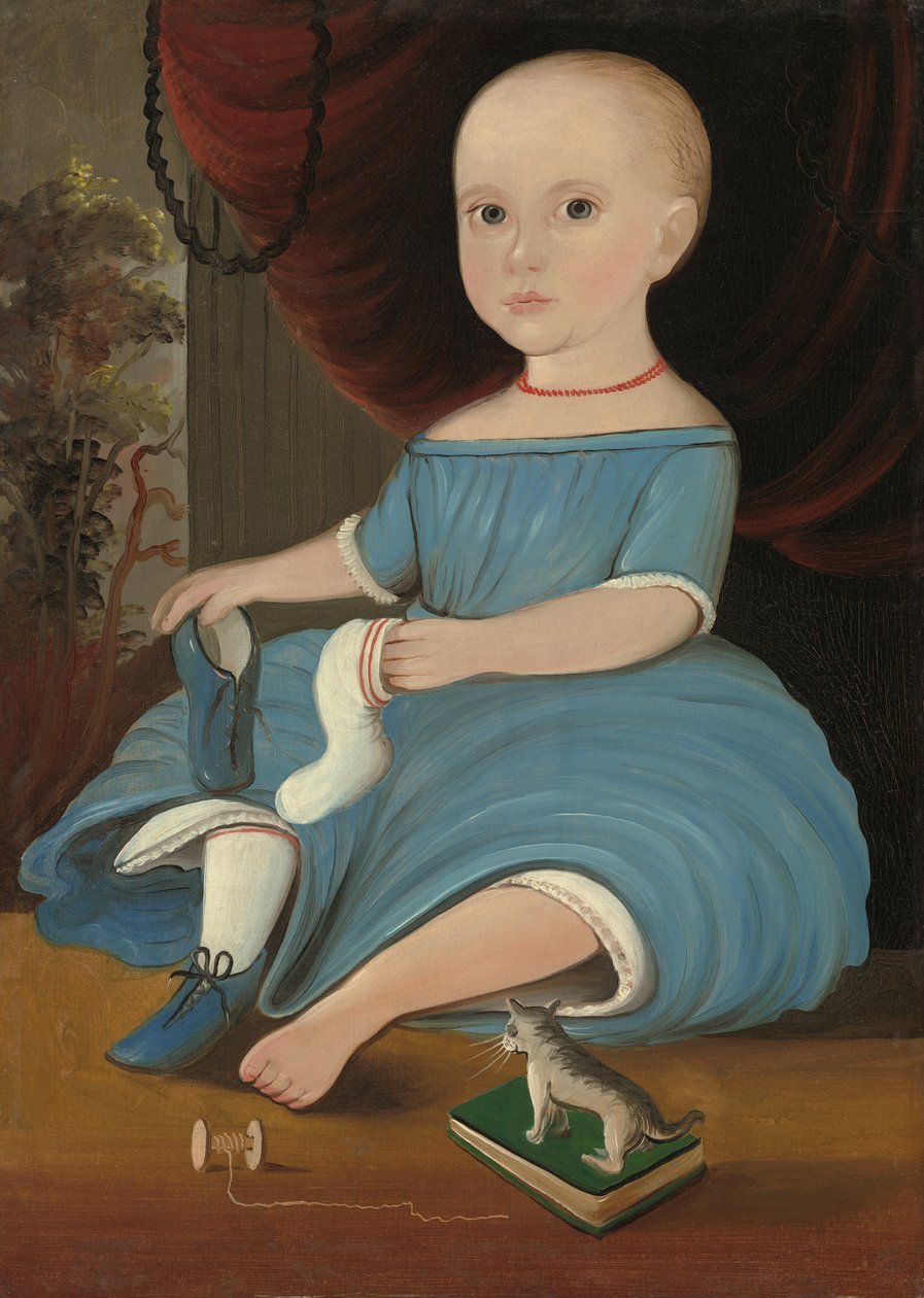Baby i blått, ca. 1845. av William Matthew Prior