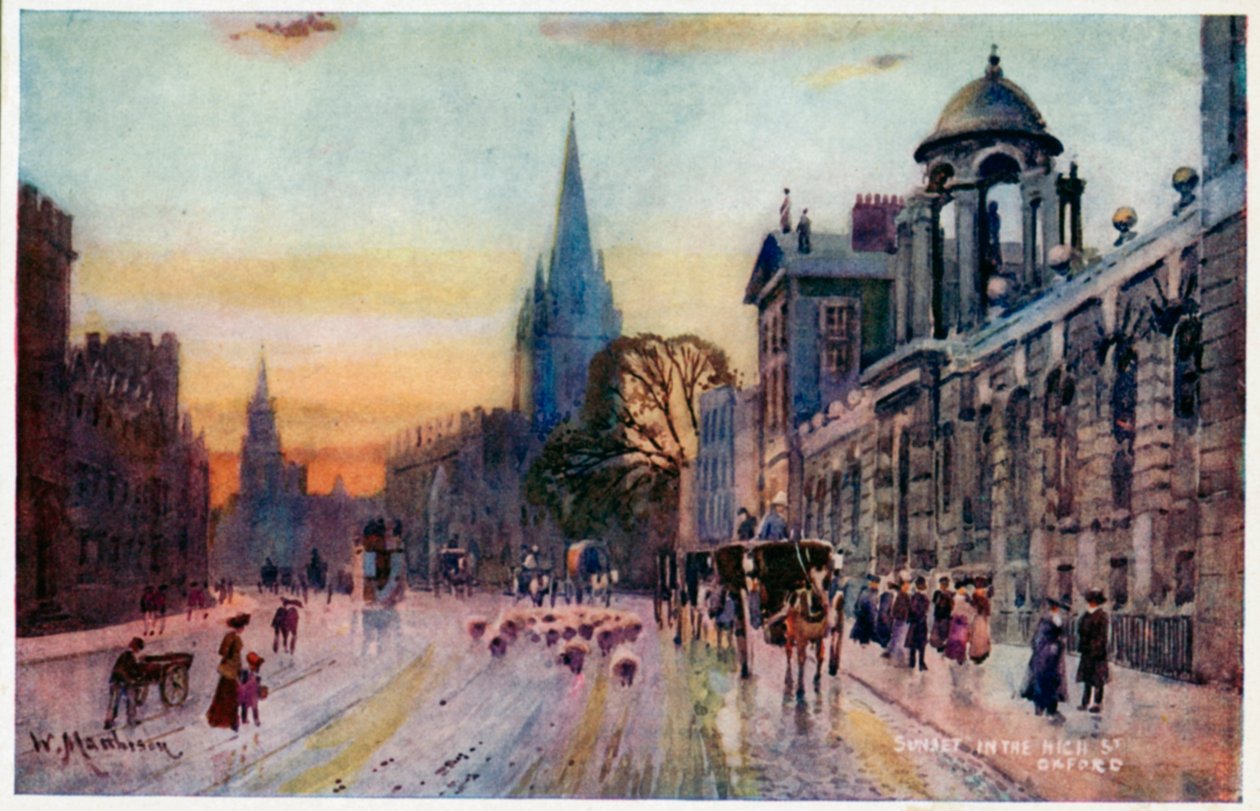 High Street, Oxford av William Matthison