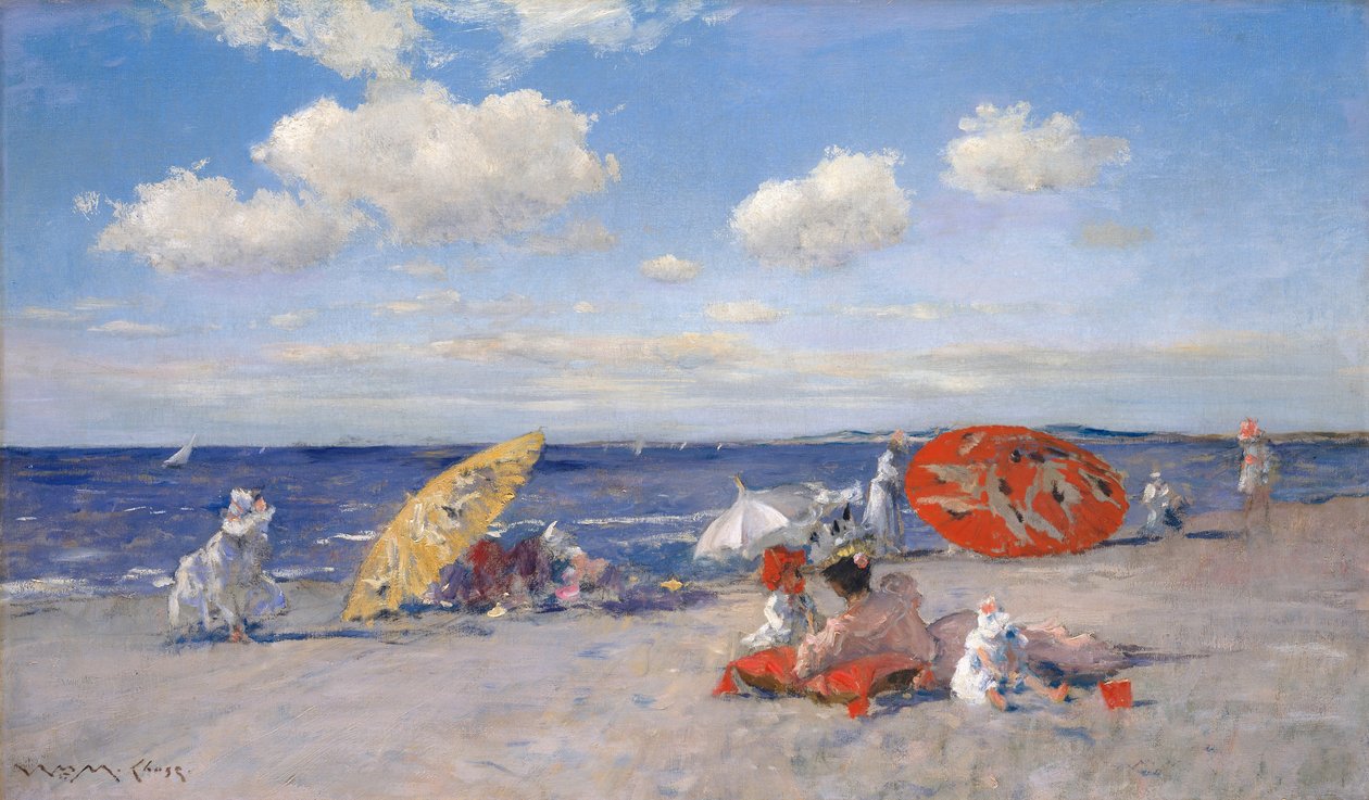 Ved sjøen, ca. 1892. av William Merritt Chase