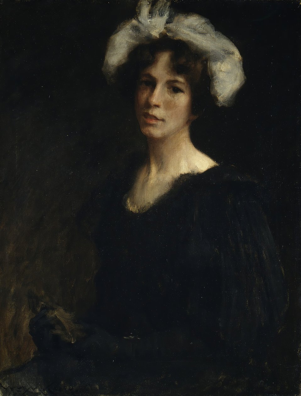 Bessie Potter, ca. 1895. av William Merritt Chase