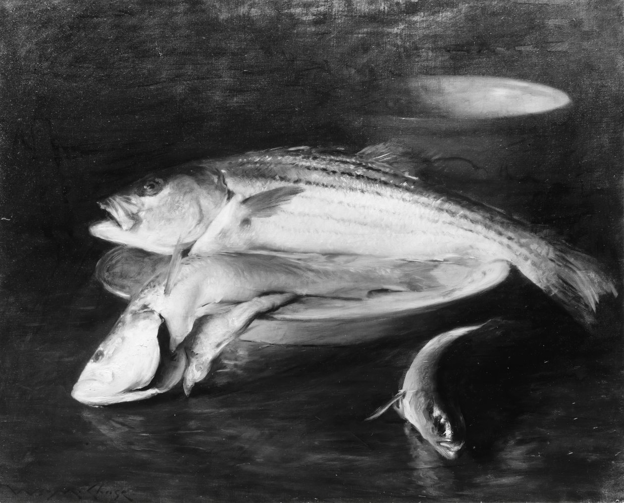 Fisk, innen 1910. av William Merritt Chase