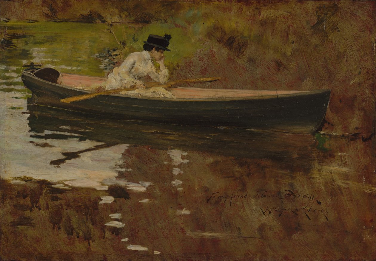 Mrs. Chase i Prospect Park, 1886. av William Merritt Chase