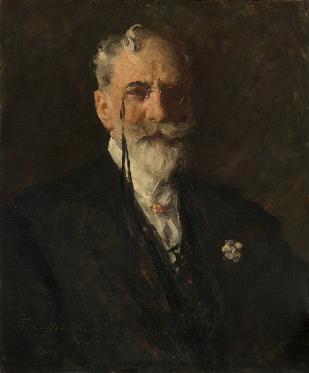 Selvportrett, 1915. av William Merritt Chase