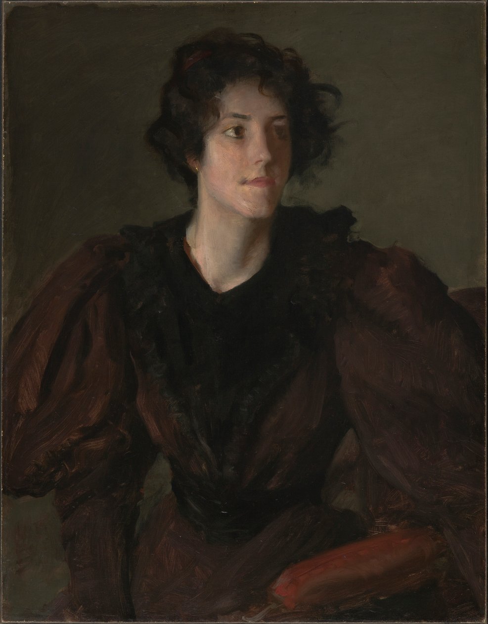 Studie av en ung kvinne av William Merritt Chase