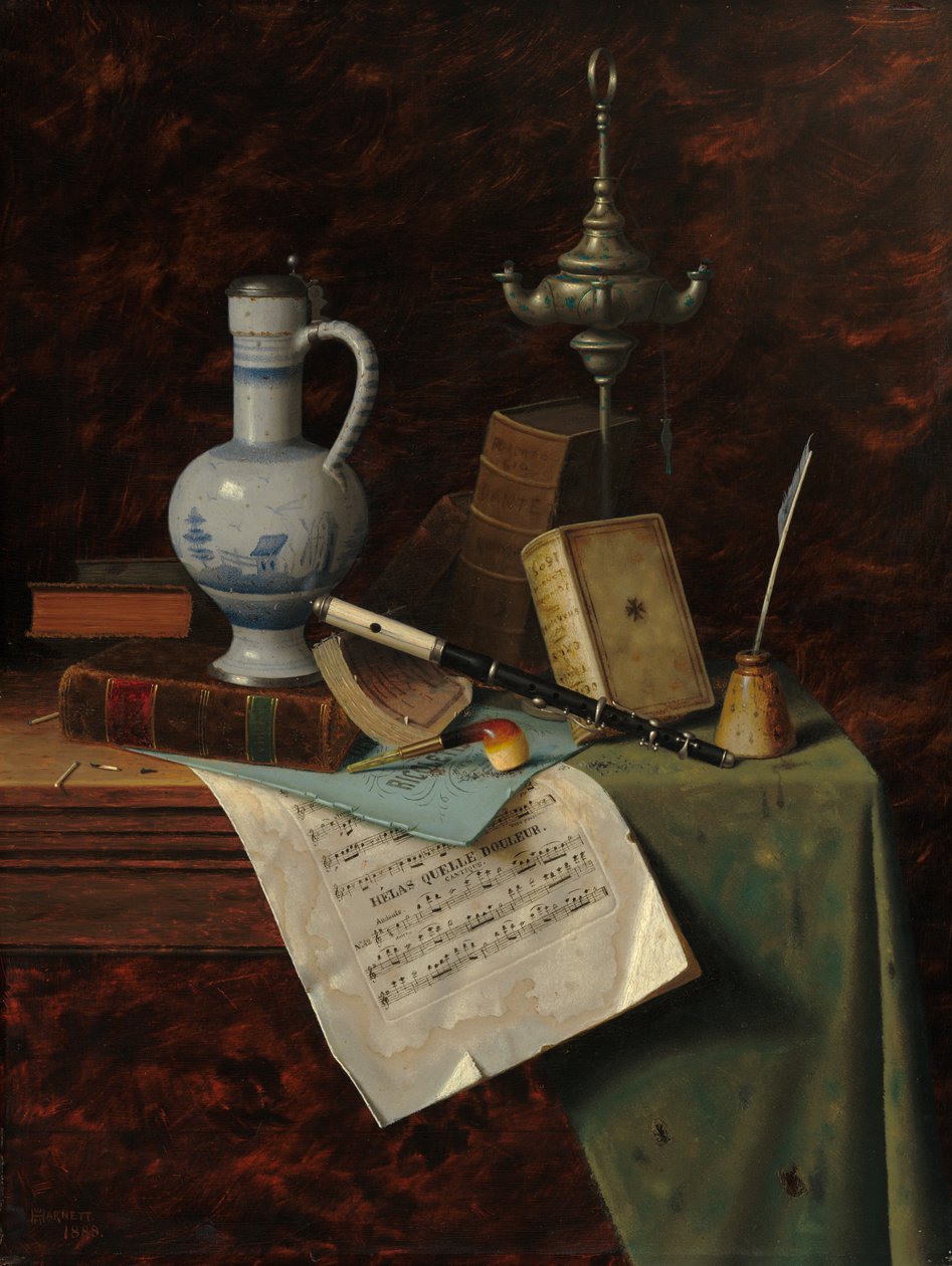 My Gems, 1888. av William Michael Harnett