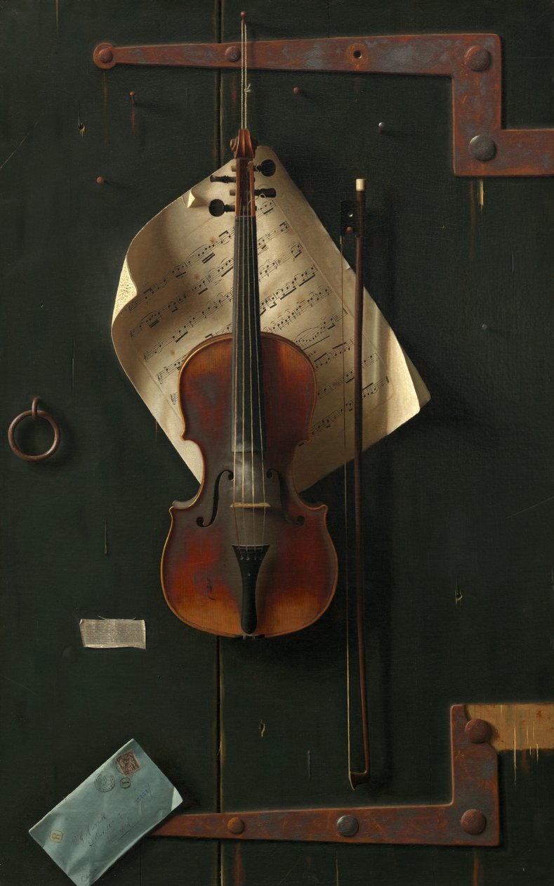 Den gamle fiolinen, 1886. av William Michael Harnett