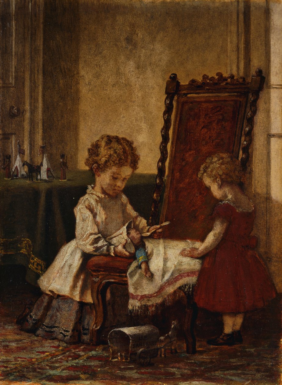 Leker Field Hospital, av William Morris Hunt