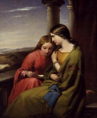 Konfidenser (olje) av William Mulready