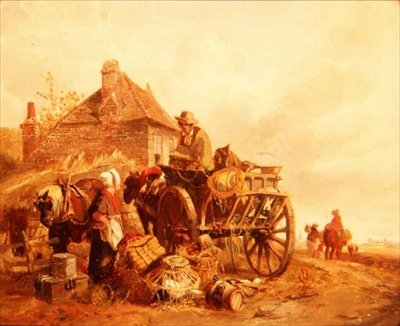 Ut på markedet av William Mulready