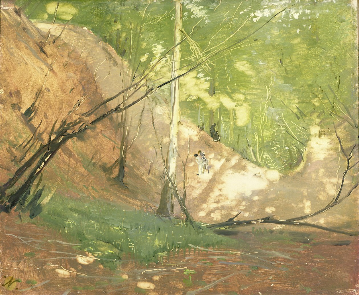 A Glade Near Midhurst (olje på lerret) av William Nicholson