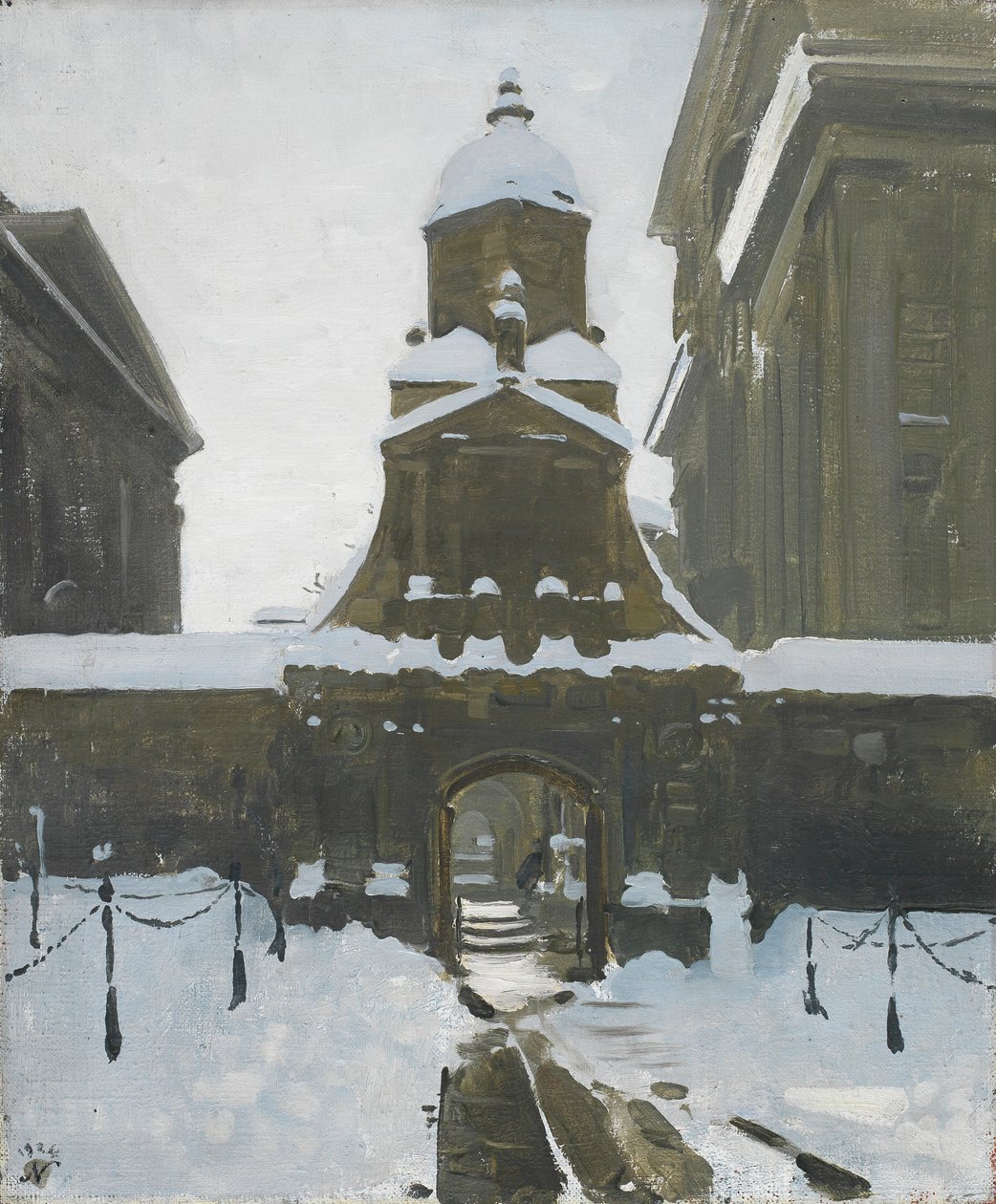 The Gate of Honour under Snow   1410042   no       norwegian Successfully Translated  Original: Two girls dressed as manzai performers, Edo period, 1773-1828. Translat: Two girls dressed as manzai performers, Edo period, 1773-1828. 1158083 no norwegian Suc av William Nicholson